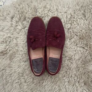 Paul Smith Woman’s Burgundy Suede Loafers US 9 / Euro 40. Fun and elegant shoe !